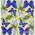 Serwetka decoupage firmy AMBIENTE motyle fioletowe 25x25cm